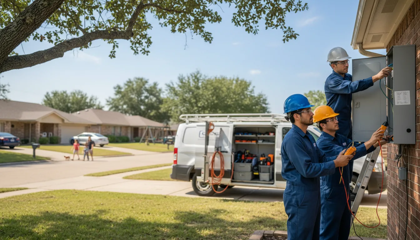 Certified electrician providing emergency electrical services in Morse Bluff, NE